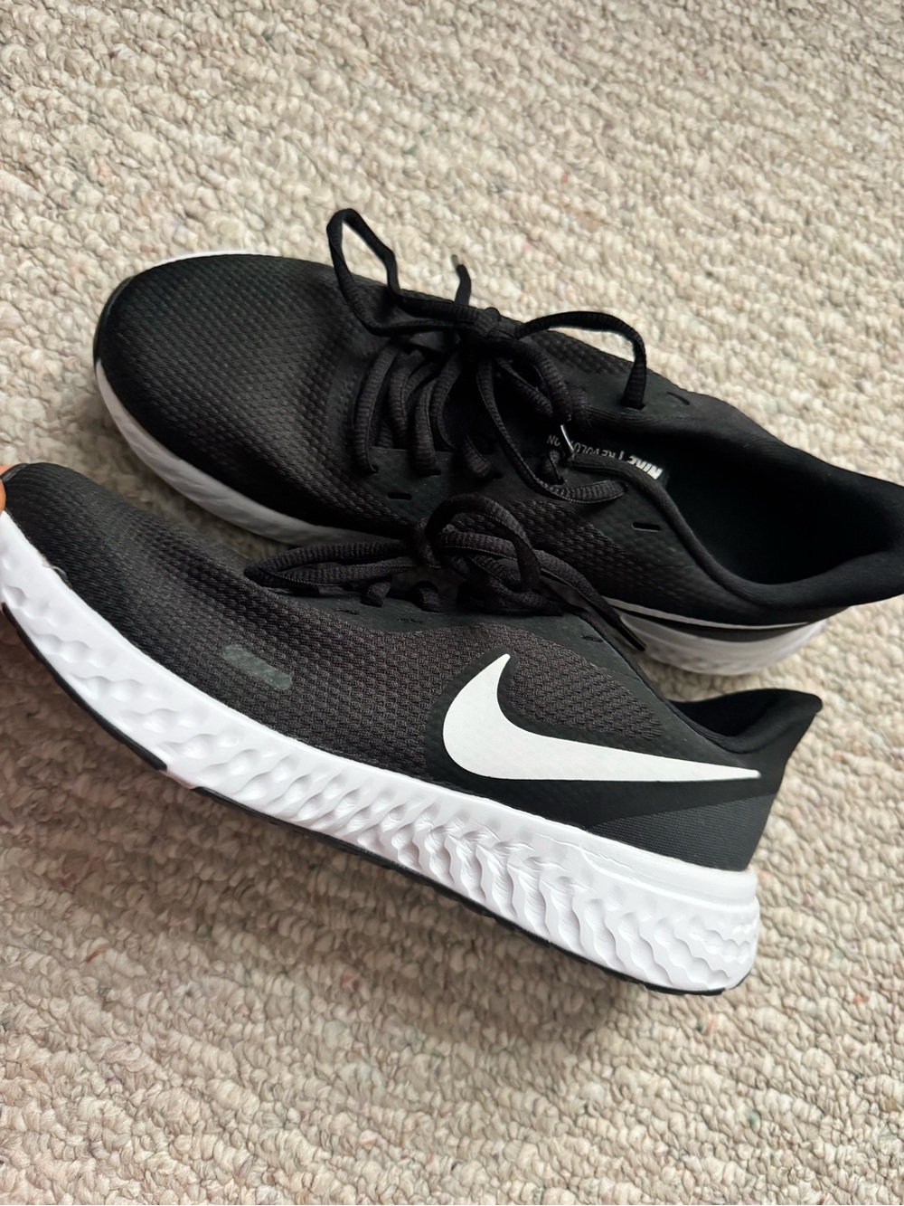 Nike Black and White Lightweight Trainers